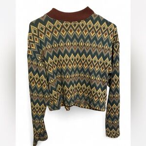 Zara Geometric Patterned Sweater